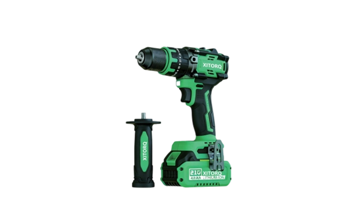 XJ.608 21 V bürstenloser Lithium-Ionen-Bohrhammer/Schrauber – 100 N·m Drehmoment, Rückschlagschutz